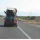 car loaded with luggage